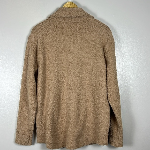 Sincerely Jules for‎ Bandier Cream Aspen Sherpa Shacket EUC - Picture 5 of 11